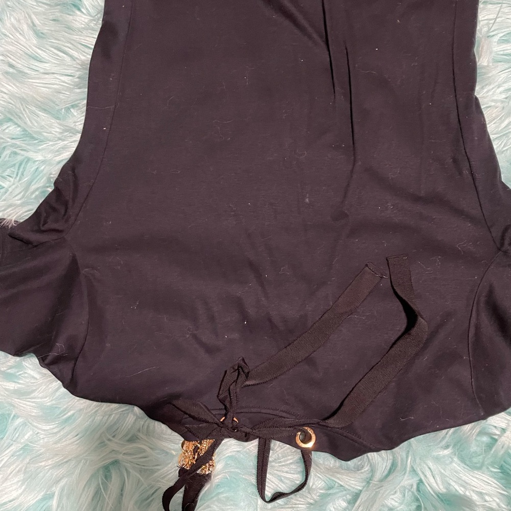 Louis Vuitton Black Gold Chain Tee